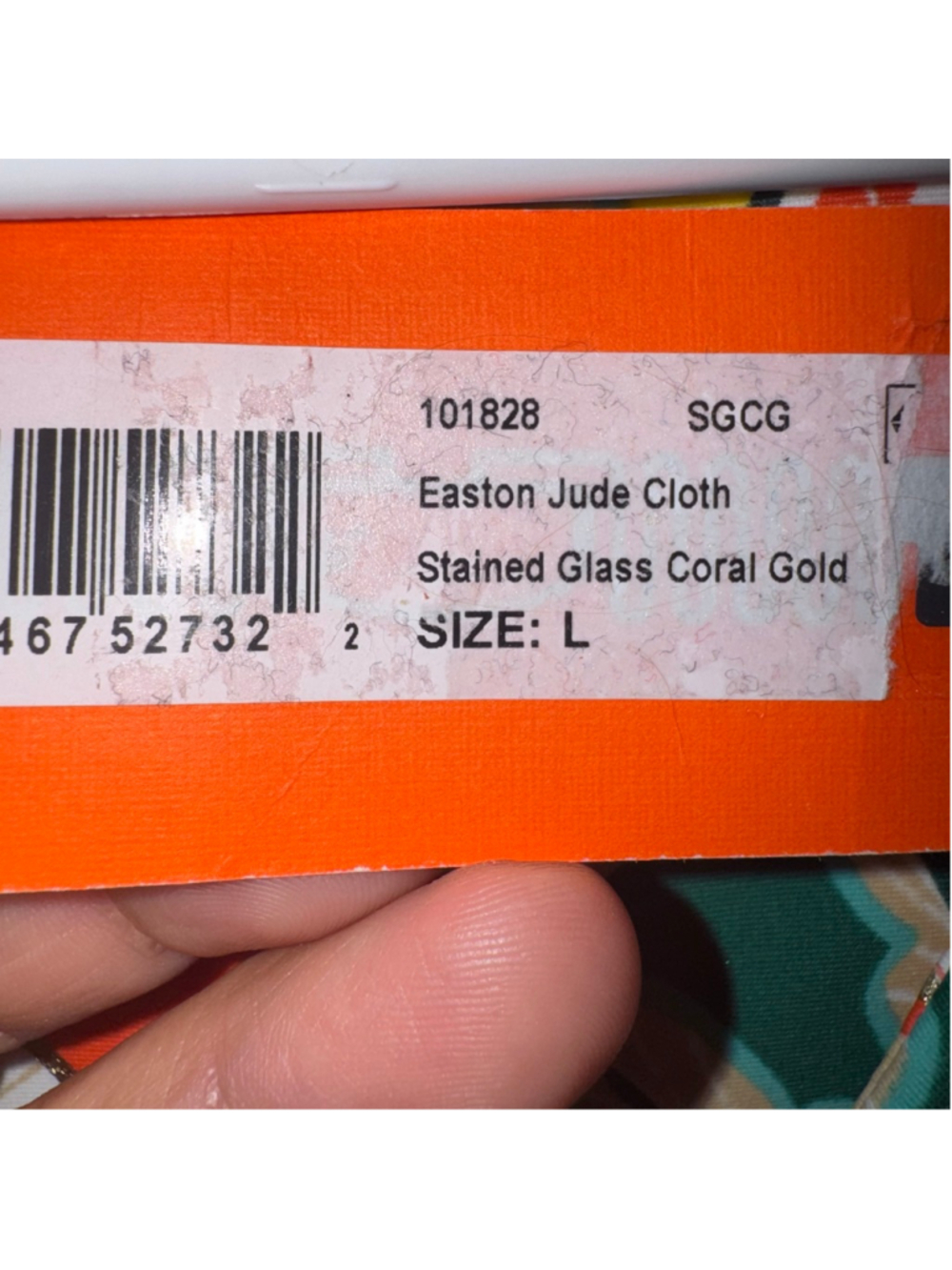 Jude Connally Easton Jude Cloth In Stained Glass Coral Gold Maxi Dress Large - Picture 8 of 12